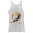thumbnail image 1 of Women's Marvel Captain Flight  Racerback Tank Top White Heather Small, 1 of 3