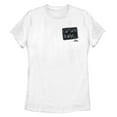 thumbnail image 1 of Women's Marvel Captain Marvel Crayon Patch Logo  Graphic Tee White X Large, 1 of 4