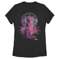 thumbnail image 1 of Women's Marvel Captain Marvel Galactic Goose Cat  Graphic Tee Black Medium, 1 of 3