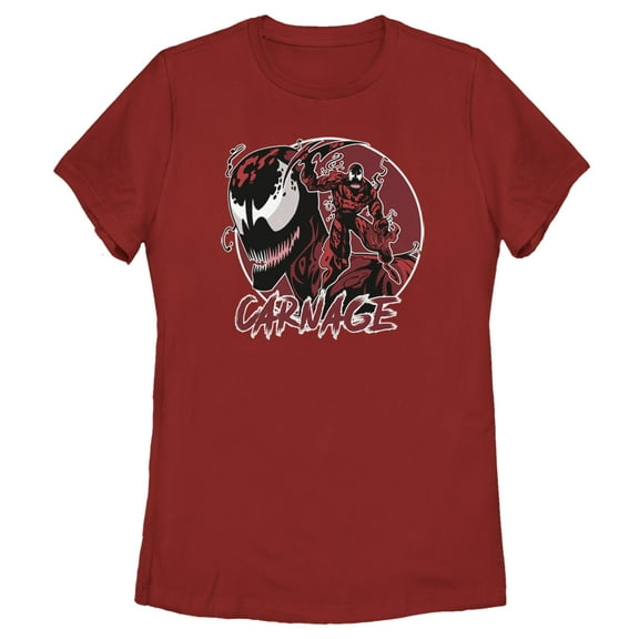 Women's Marvel Carnage Circle T-Shirt