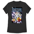 thumbnail image 1 of Women's Marvel Dazzler Superhero Friends Comic Book Cover Graphic Crop T-Shirt, 1 of 4