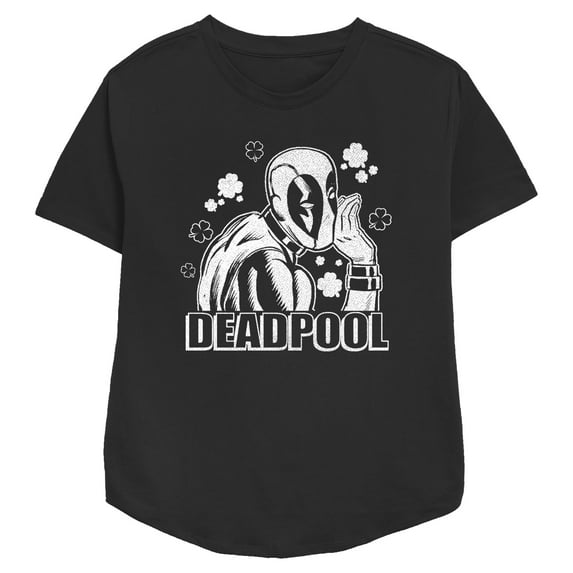 Women's Marvel: Deadpool Clover Hero Graphic T-Shirt