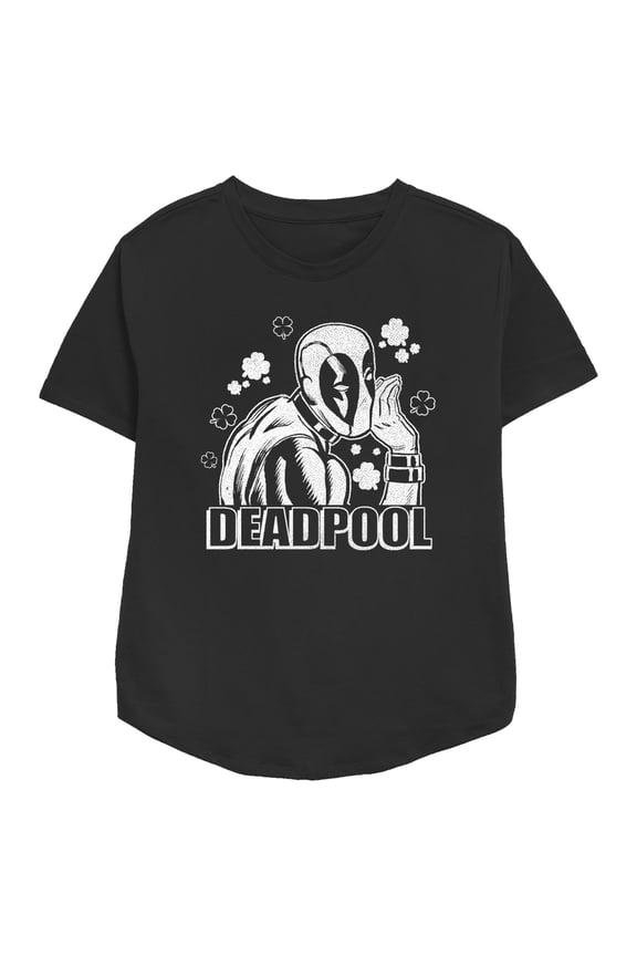 Women's Marvel: Deadpool Clover Hero Graphic T-Shirt