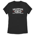 thumbnail image 1 of Women's Marvel: Deadpool Distressed Merc With a Mouth Graphic T-Shirt, 1 of 4
