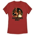 thumbnail image 1 of Women's Marvel Deadpool Good Vibes Only  Graphic Tee Red X Large, 1 of 4