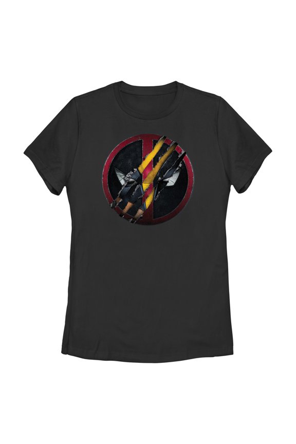 Women's Marvel: Deadpool & Wolverine Claw Symbol Graphic T-Shirt