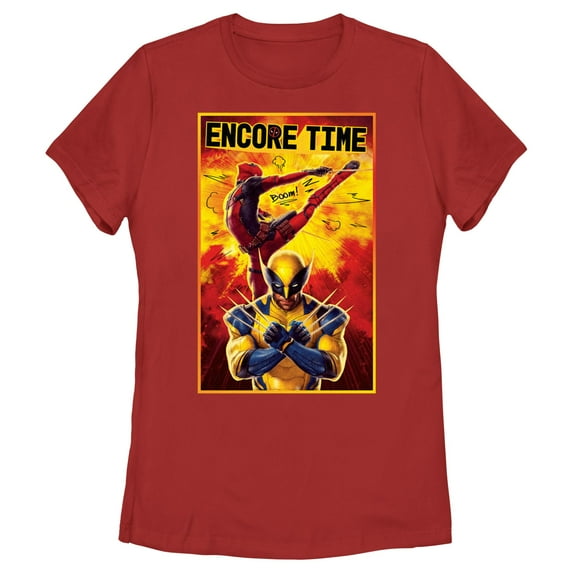 Women's Marvel: Deadpool & Wolverine Encore Time Graphic T-Shirt