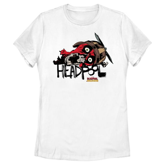 Women's Marvel: Deadpool & Wolverine Headpool Face Graphic T-Shirt