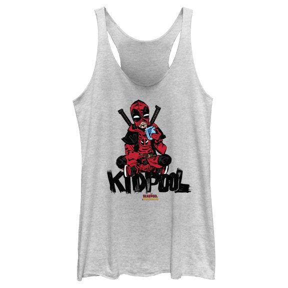 Women's Marvel: Deadpool & Wolverine Kidpool Juice Racerback Tank Top