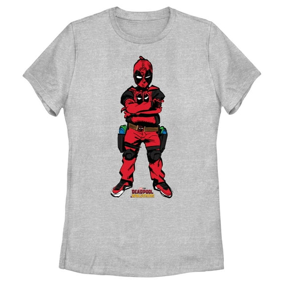 Women's Marvel: Deadpool & Wolverine Kidpool Pose Graphic T-Shirt