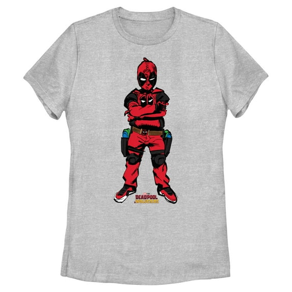 Women's Marvel: Deadpool & Wolverine Kidpool Pose Graphic T-Shirt