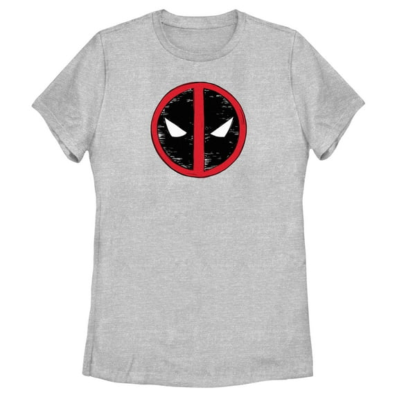 Women's Marvel: Deadpool & Wolverine Logo Drawing Graphic T-Shirt