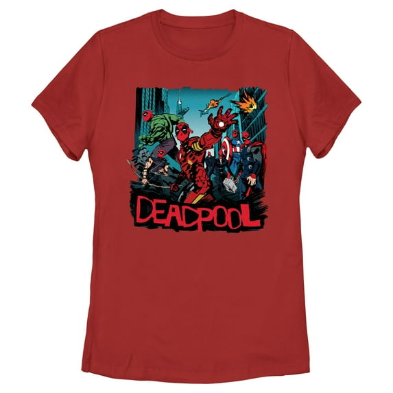 Women's Marvel: Deadpool & Wolverine Poster Child Graphic T-Shirt