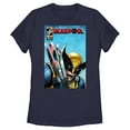 thumbnail image 1 of Women's Marvel: Deadpool & Wolverine Reflection in Claw Poster Graphic T-Shirt, 1 of 4