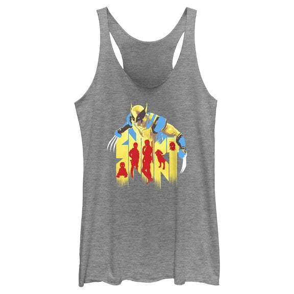 Women's Marvel: Deadpool & Wolverine Snikt Variants Racerback Tank Top