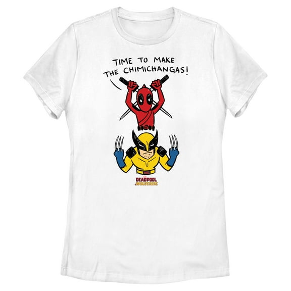 Women's Marvel: Deadpool & Wolverine Time To Make the Chimichangas Graphic T-Shirt