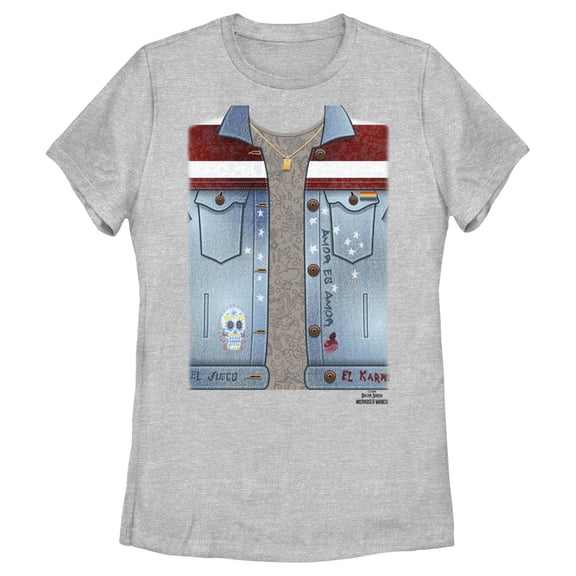 Women's Marvel Doctor Strange in the Multiverse of Madness America Chavez Costume Graphic Tee Athletic Heather Large