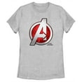 thumbnail image 1 of Women's Marvel Doctor Strange in the Multiverse of Madness Avengers Logo  Graphic Tee Athletic Heather 2X Large, 1 of 4