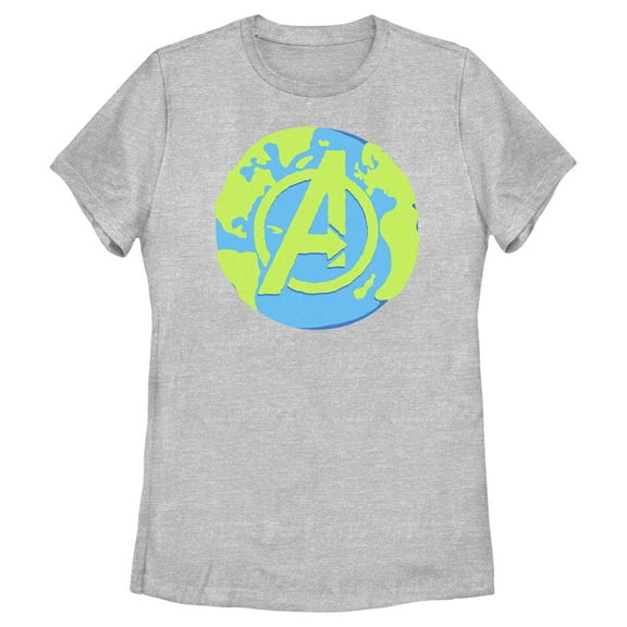 Women's Marvel Earth Day A Symbol  Graphic Tee Athletic Heather Large
