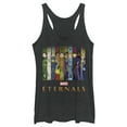 thumbnail image 1 of Women's Marvel Eternals Animated Vertical Boxes Poster  Racerback Tank Top Black Heather 2X Large, 1 of 4