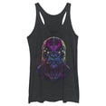 thumbnail image 1 of Women's Marvel Eternals Kro Devious Face Racerback Tank Top Black Heather 2X Large, 1 of 4