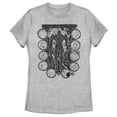 thumbnail image 1 of Women's Marvel Eternals Kro Wood Stamp Circles  Graphic Tee Athletic Heather Large, 1 of 4