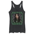 thumbnail image 1 of Women's Marvel Eternals Sersi Hero Box Racerback Tank Top Black Heather X Small, 1 of 4