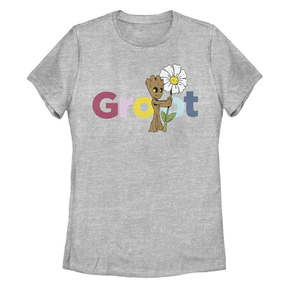 Women's Marvel: Guardians of the Galaxy Floral Groot  Graphic T-Shirt