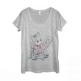 thumbnail image 1 of Women's Marvel Guardians of the Galaxy Vol. 2 Groot Jams  Scoop Neck Athletic Heather Small, 1 of 3