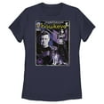thumbnail image 1 of Women's Marvel Hawkeye Bishop and Lucky the Pizza Dog Comic Cover Graphic Tee Navy Blue 2X Large, 1 of 4