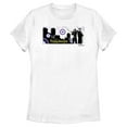 thumbnail image 1 of Women's Marvel Hawkeye Cityscape  Graphic Tee White Small, 1 of 4
