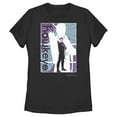 thumbnail image 1 of Women's Marvel Hawkeye Purple Poster  Graphic Tee Black Small, 1 of 4