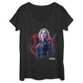 thumbnail image 1 of Women's Marvel Infinity War Widow Icon Tech  Scoop Neck Black Small, 1 of 3