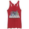 thumbnail image 1 of Women's Marvel Inhumans Characters  Racerback Tank Top Red Heather Large, 1 of 3