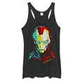 thumbnail image 1 of Women's Marvel Iron Man Sketch  Racerback Tank Top Black Heather Large, 1 of 3