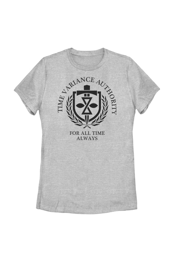 Women's Marvel Loki Time Variance Authority For All Time Graphic Tee Athletic Heather X Large