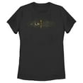 thumbnail image 1 of Women's Marvel: Moon Knight Gold Bird Skull Logo Graphic Tee Black X Large, 1 of 4