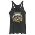 thumbnail image 1 of Women's Marvel: Moon Knight Jumping Into Action Racerback Tank Top Black Heather Large, 1 of 4