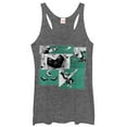 thumbnail image 1 of Women's Marvel Moon Knight Panels  Racerback Tank Top Gray Heather X Large, 1 of 3