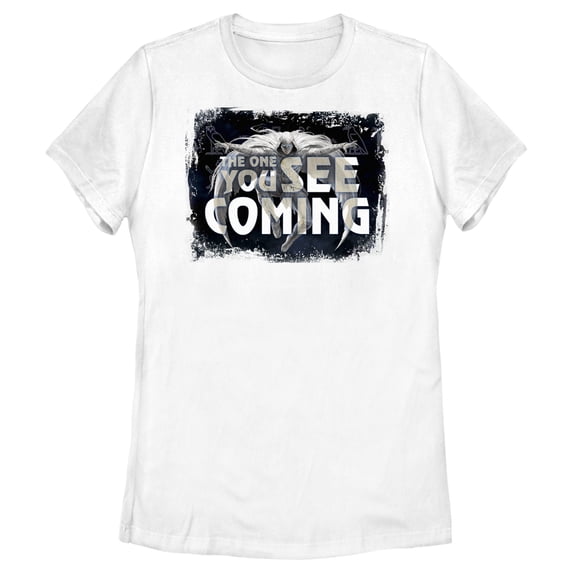 Women's Marvel: Moon Knight The One You See Coming Graphic Tee White Medium