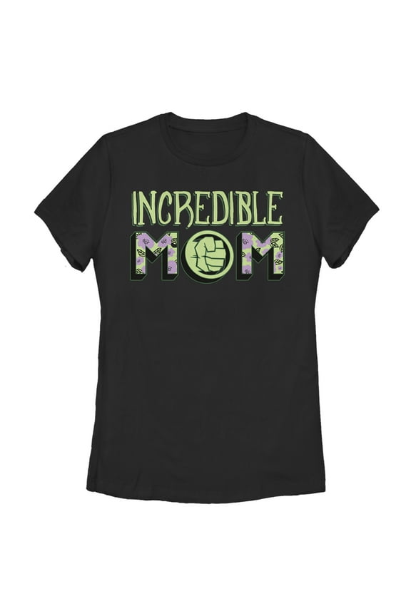 Women's Marvel Seasonal Incredible Hulk Mom T-Shirt