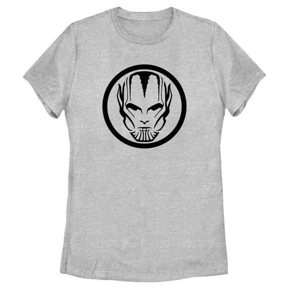 Women's Marvel: Secret Invasion Skrull Logo Graphic Tee Athletic Heather Medium