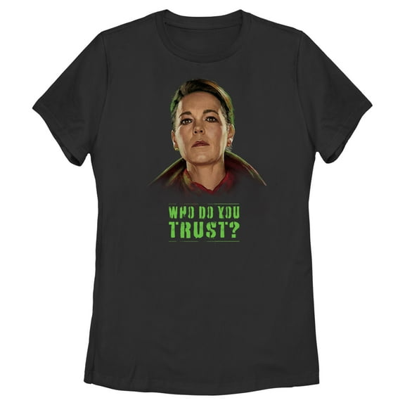 Women's Marvel: Secret Invasion Sonya Falsworth Who Do You Trust  Graphic Tee Black 2X Large