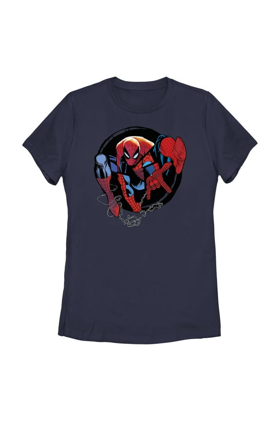 Women's Marvel Spider-Man Beyond Amazing SPIDEY CIRCLE FORWARD T-Shirt
