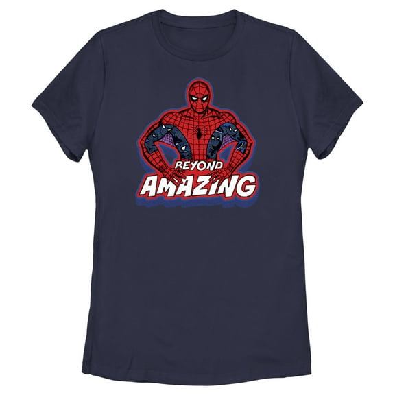 Women's Marvel Spider-Man Beyond Amazing SPIDEY POSE BEYOND T-Shirt