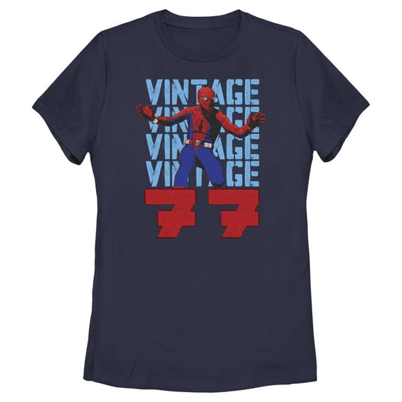 Women's Marvel Spider-Man Beyond Amazing VINTAGE 77 SPIDEY T-Shirt