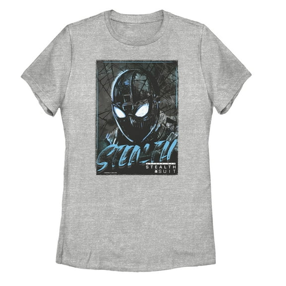 Women's Marvel Spider-Man: Far From Home Artsy Stealth  Graphic Tee Athletic Heather Medium
