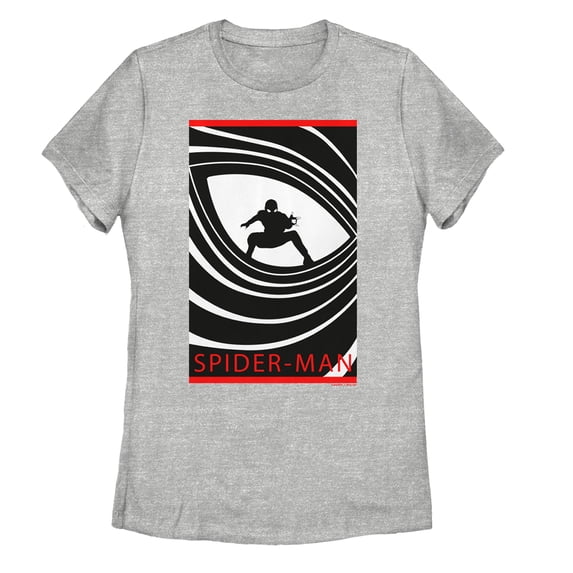 Women's Marvel Spider-Man: Far From Home Eye Swirl Graphic Tee Athletic Heather Small