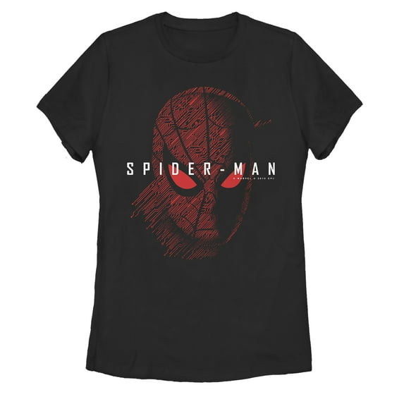 Women's Marvel Spider-Man: Far From Home Glow Graphic Tee Black Medium