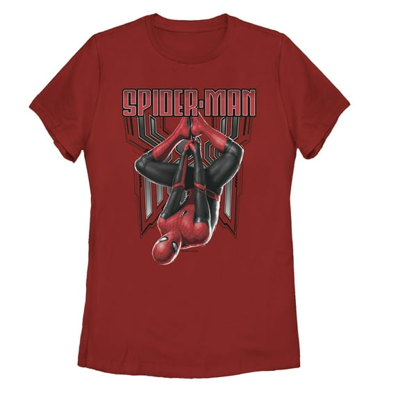Women's Marvel Spider-Man: Far From Home Hang Graphic Tee Red Medium